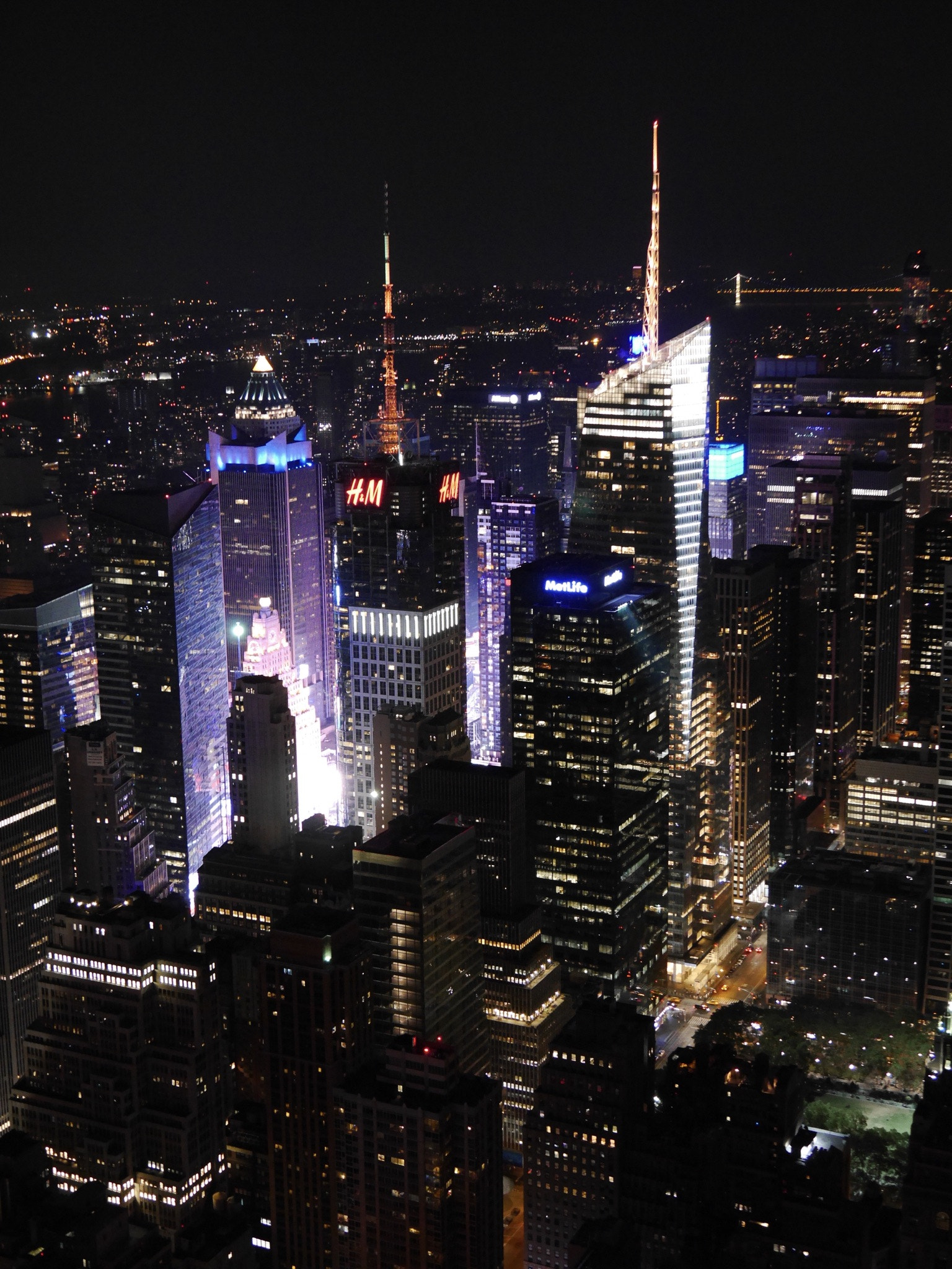 Panasonic Lumix DMC-G6 sample photo. New york skyline from empire state building photography