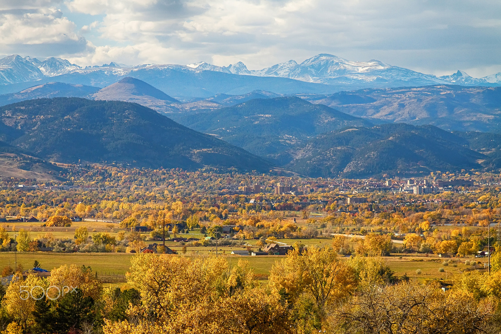 Canon EOS 7D sample photo. Boulder colorado autumn scenic view photography