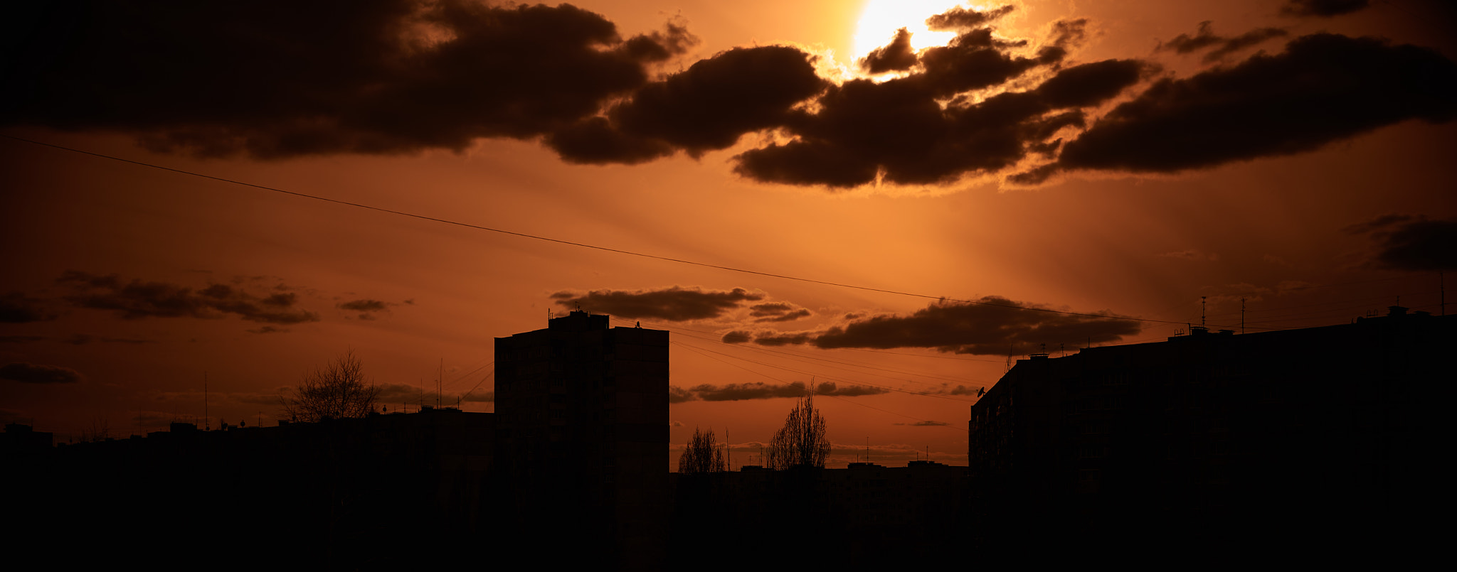 Nikon D610 + Nikon AF-S DX Nikkor 35mm F1.8G sample photo. Sunset in eastern europe photography