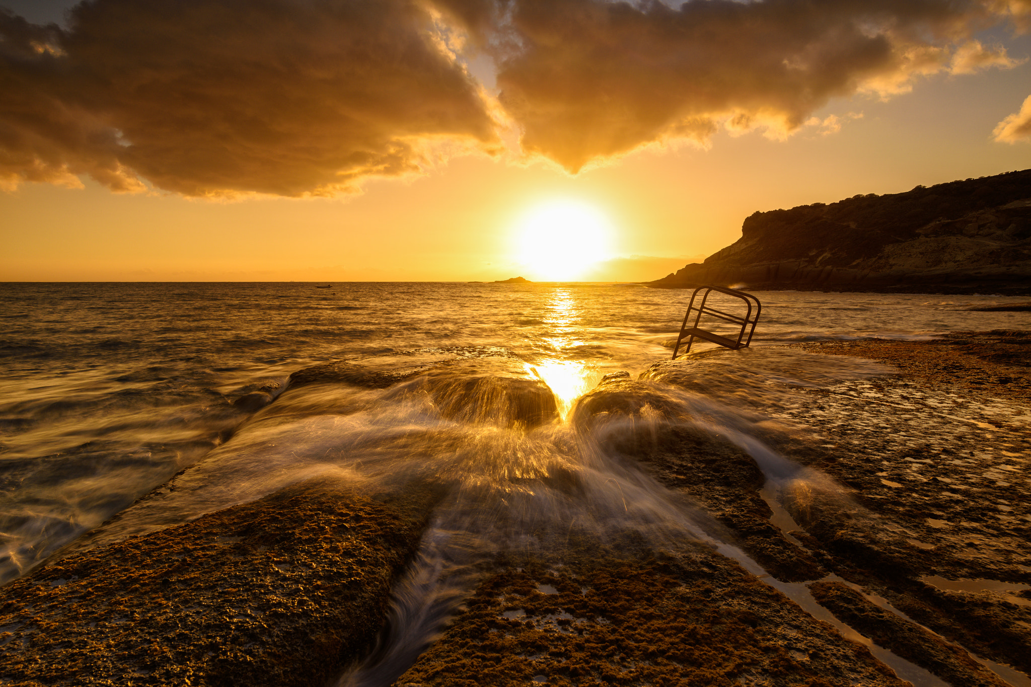 Nikon D810 + Nikon AF-S Nikkor 20mm F1.8G ED sample photo. Playa de la caleta, tenerife photography