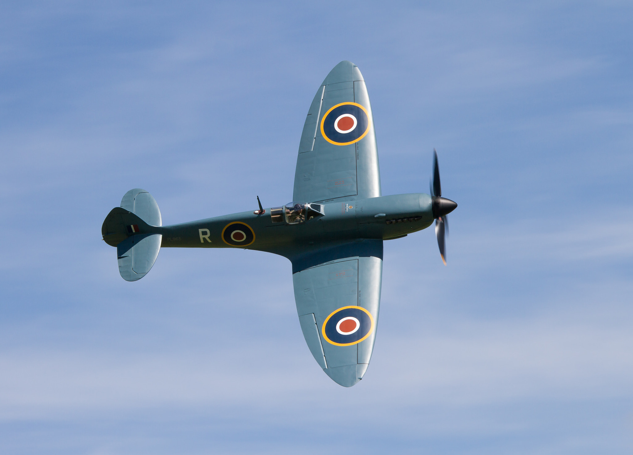 Canon EOS 7D + Canon EF 70-200mm F4L IS USM sample photo. Supermarine spitfire pr xi photography