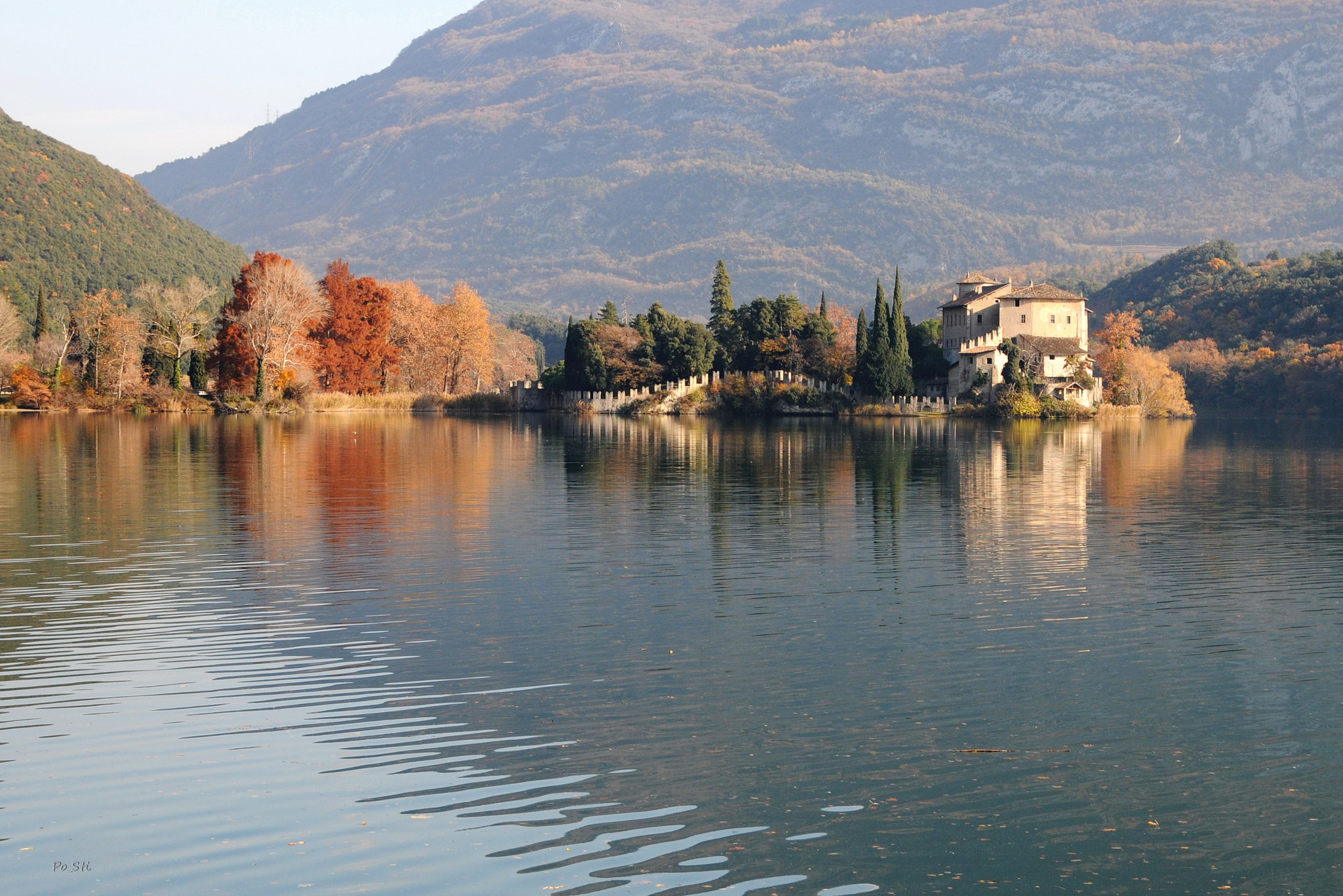 Nikon D300S sample photo. Toblino in autunno photography
