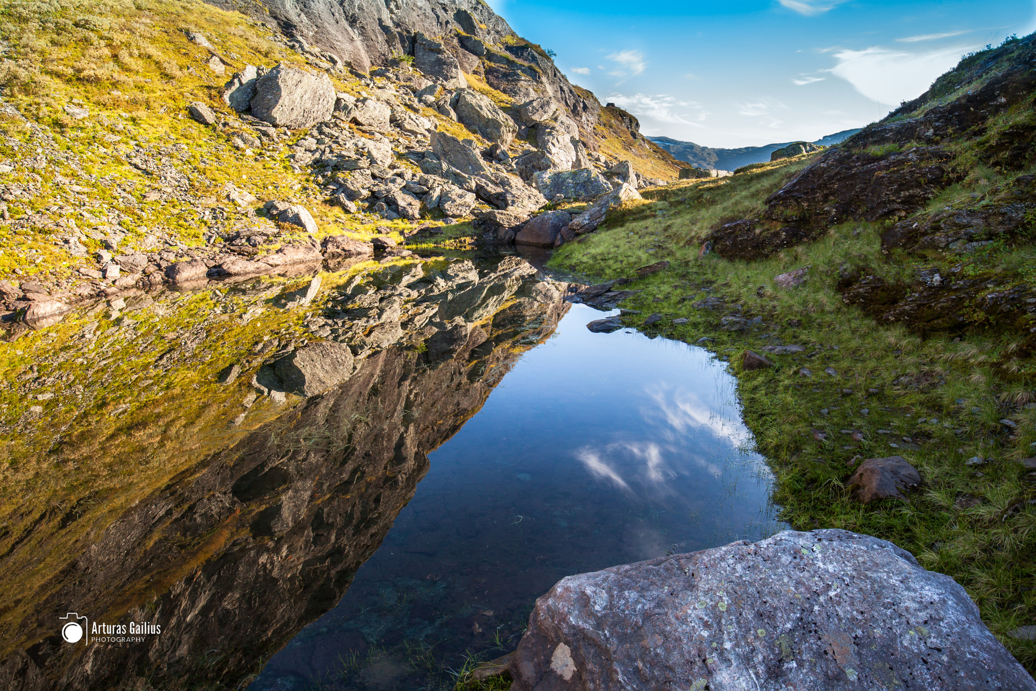 Canon EF 16-35mm F4L IS USM sample photo. Mirror in nature photography