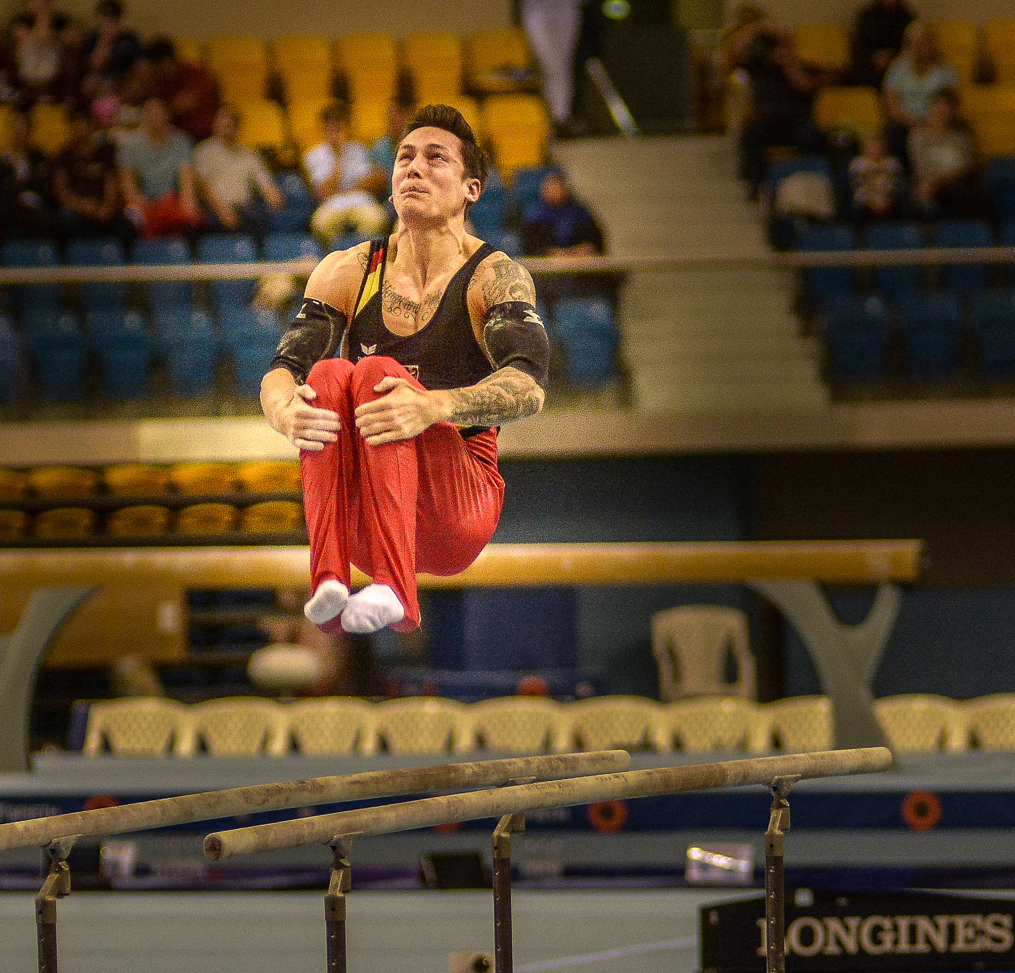 Nikon D7100 + Nikon AF-Nikkor 80-200mm F2.8D ED sample photo. 10th artistic gymnastics world cup - men's parallel bars photography