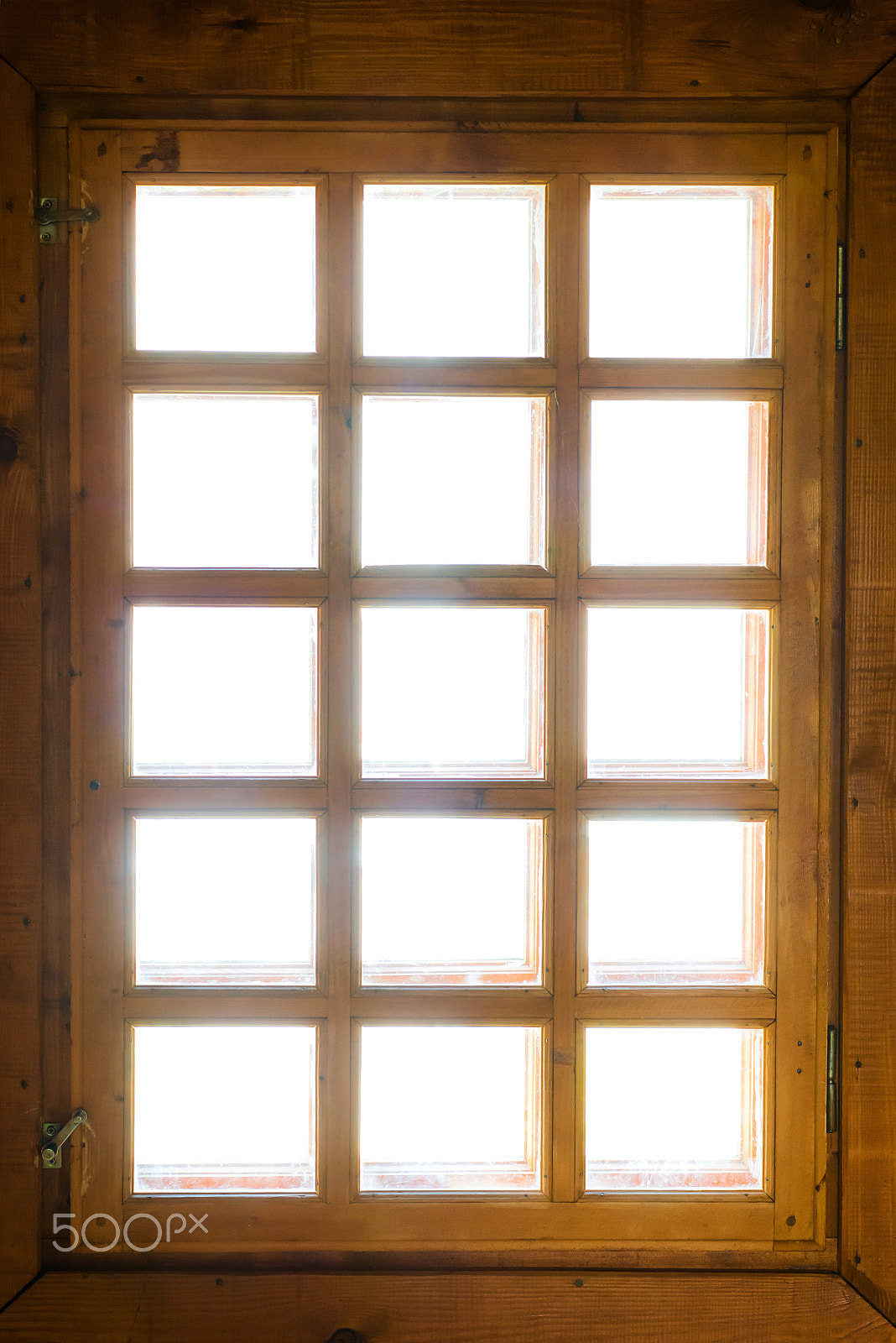Nikon D800 sample photo. Wooden window with bars photography