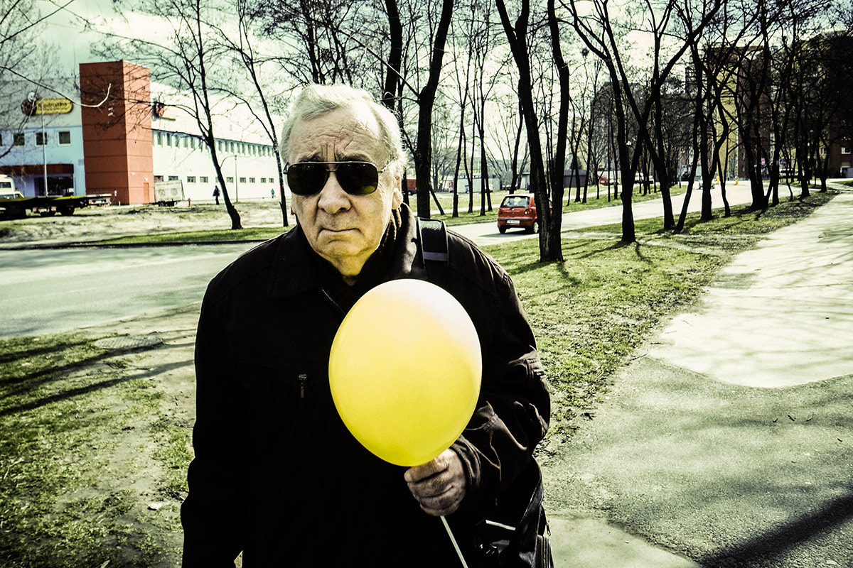 RICOH GR LENS sample photo. Ballon photography