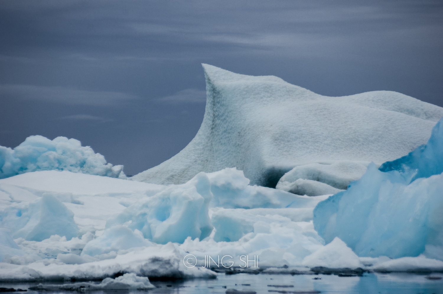 Nikon D50 sample photo. The great ice wave off antarctica photography