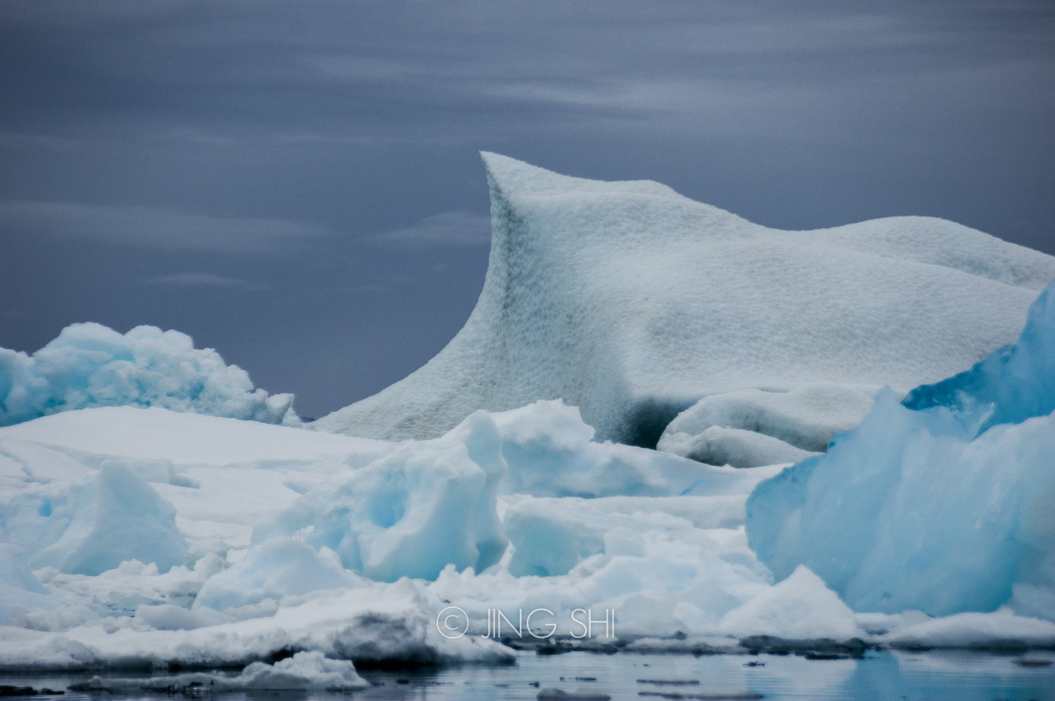 AF Zoom-Nikkor 28-200mm f/3.5-5.6G IF-ED sample photo. The great ice wave off antarctica photography