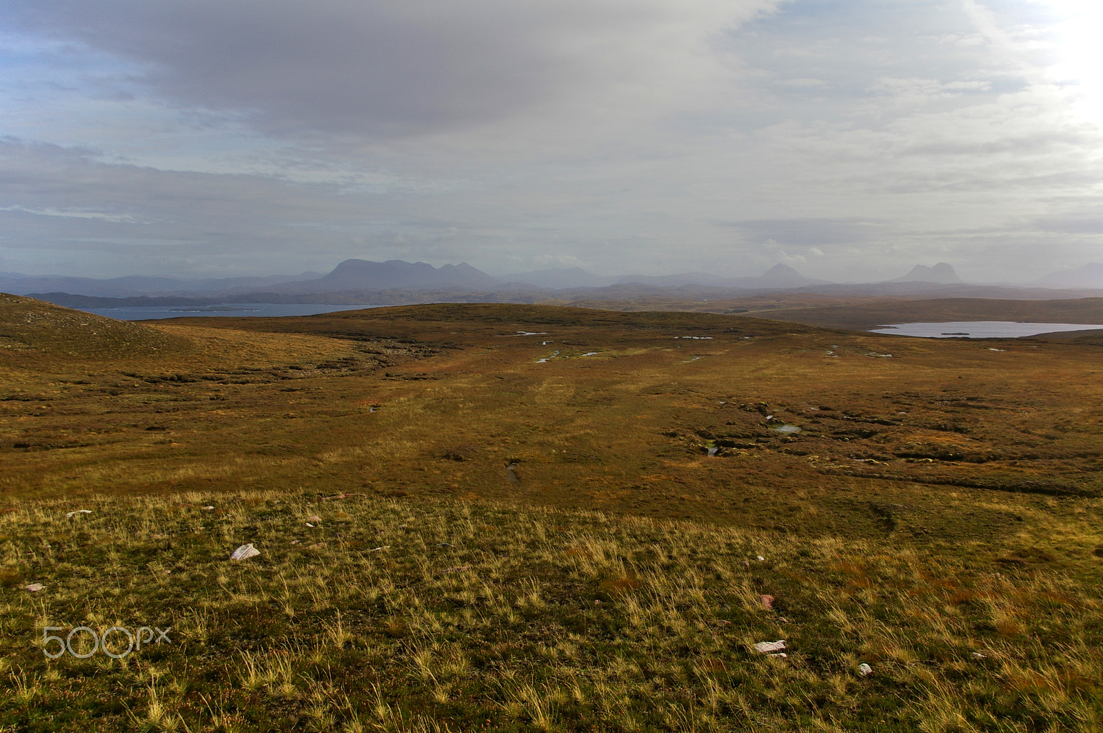 Pentax K100D sample photo. Assynt near point of stoer photography