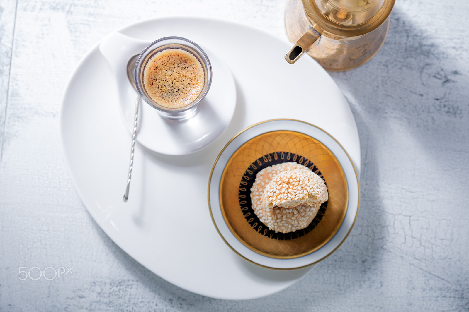 Canon EF 100mm F2.8 Macro USM sample photo. Coffee and handmade almond cookies on the table. photography