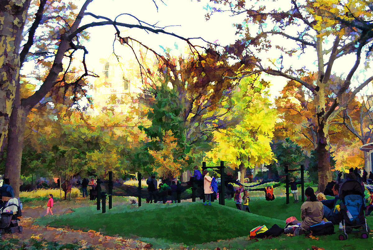 Nikon D40X sample photo. Washington square park photography