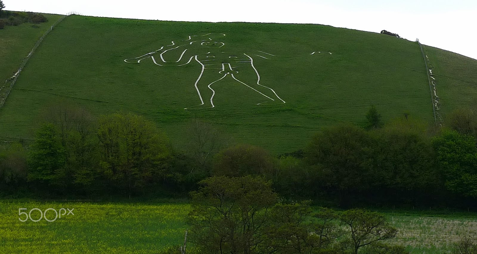 Leica D-LUX 4 sample photo. Cerne abbas giant chalk figure (aka "rude man) dorchester england photography