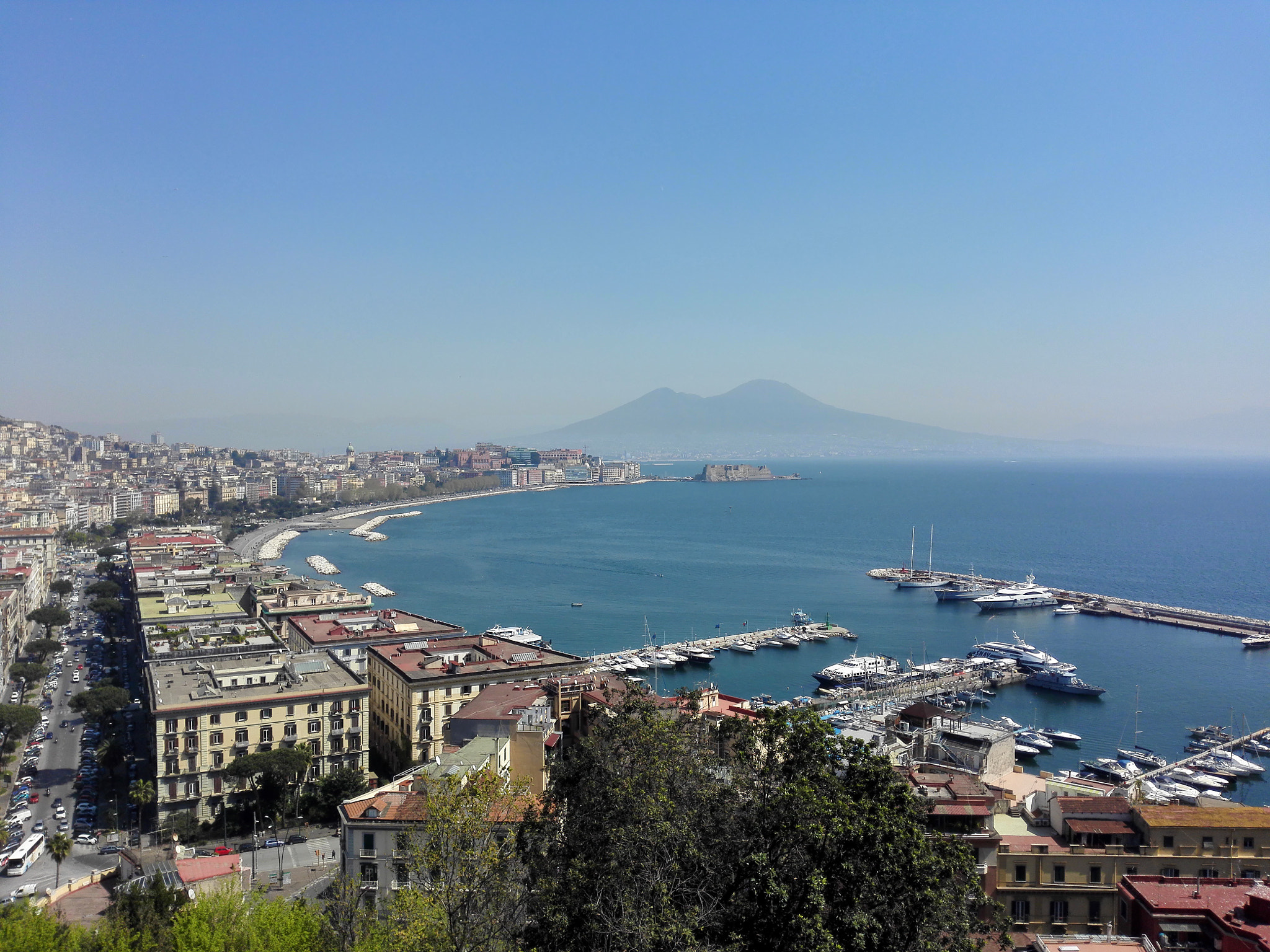 HUAWEI H60-L04 sample photo. Bay of naples from mergellina photography