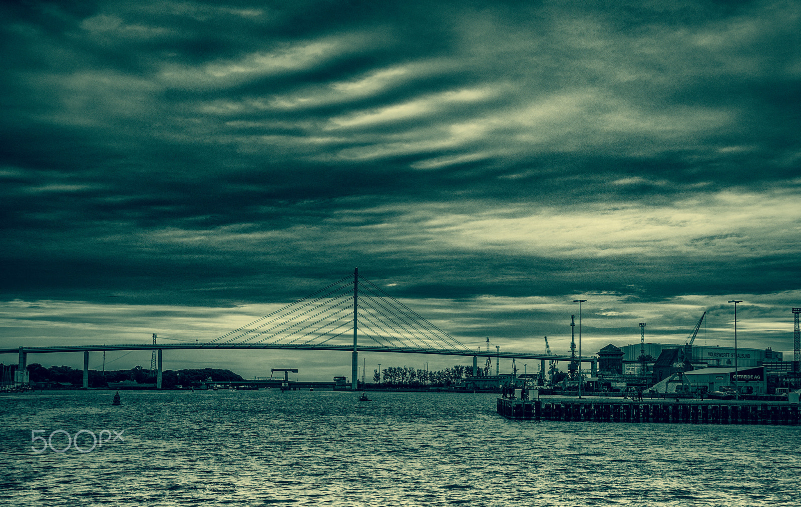 Nikon D5000 sample photo. Stralsund harbour photography