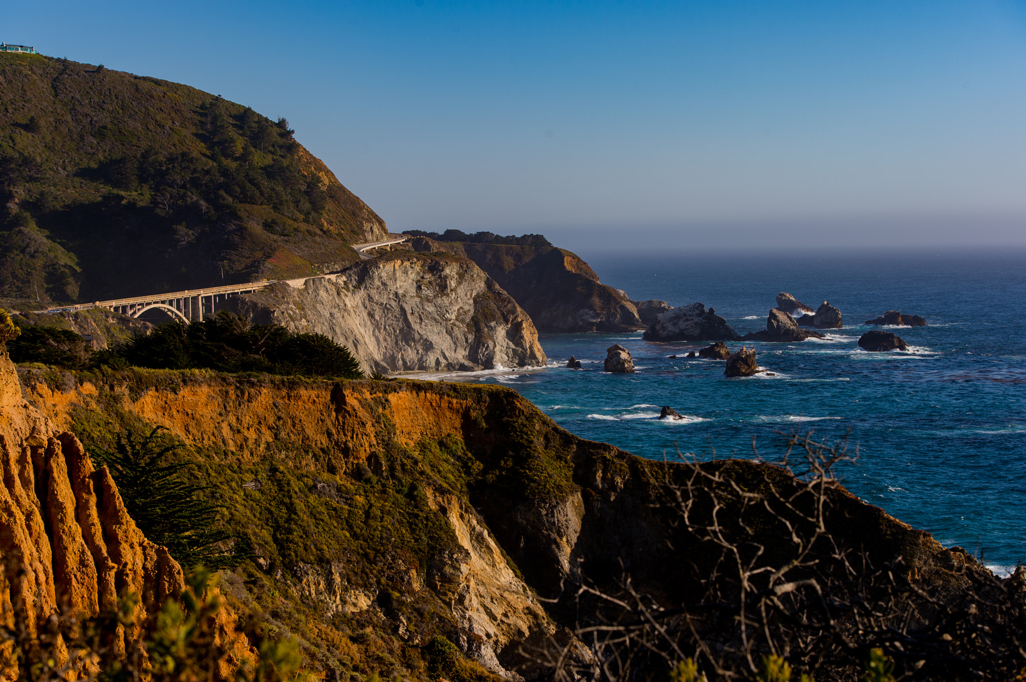 Nikon AF-S Nikkor 70-200mm F2.8G ED VR II sample photo. Route 1, ca photography