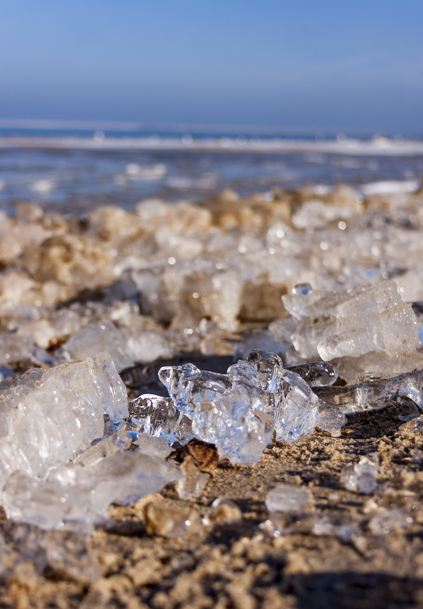 Canon EOS 40D + Canon EF-S 18-55mm F3.5-5.6 II sample photo. Ice on the beach photography