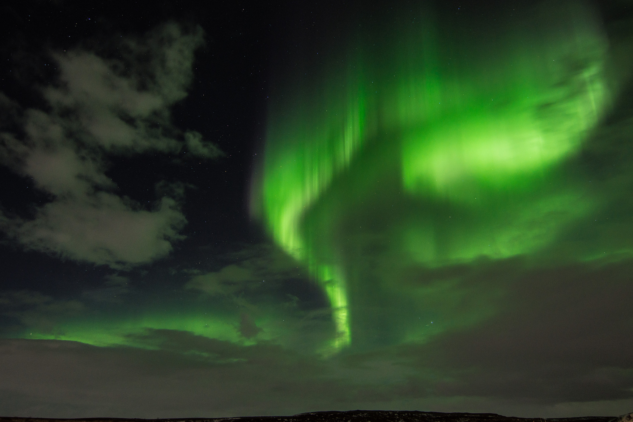 Nikon D7200 sample photo. Northern lights park gulfoss photography
