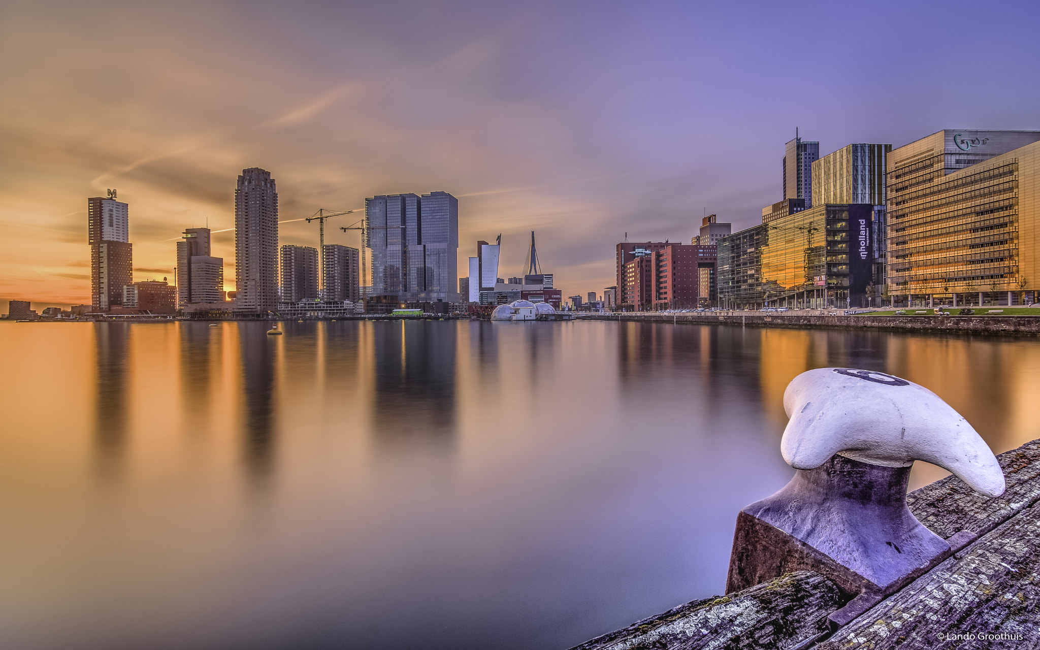 Tokina AT-X Pro 11-16mm F2.8 DX sample photo. Rotterdam sunset photography