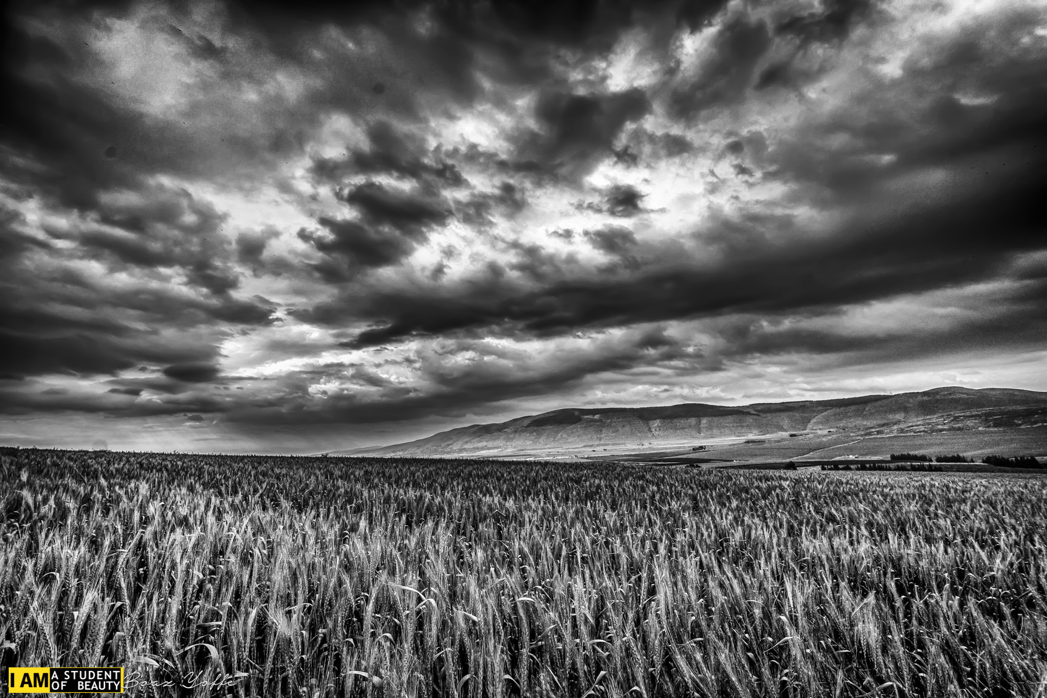 Nikon D7100 sample photo. Stormy morning clouds, b&w photography