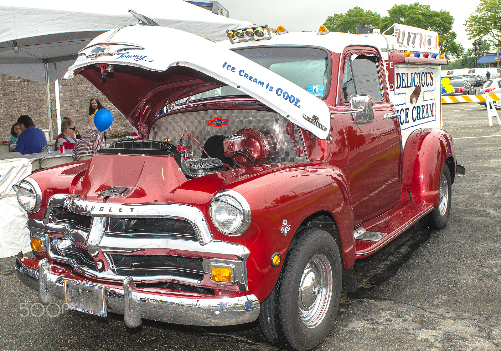 Nikon AF-S Nikkor 24-70mm F2.8G ED sample photo. Chevy ice cream truck photography