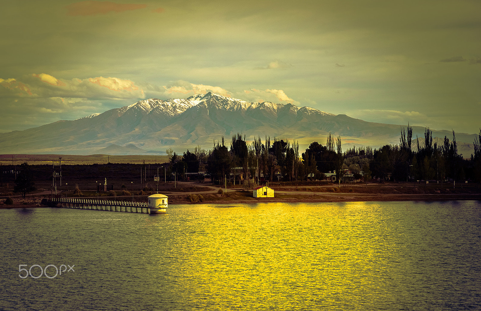 AF Nikkor 70-210mm f/4-5.6D sample photo. Embalse del nihuel, mendoza - argentina photography