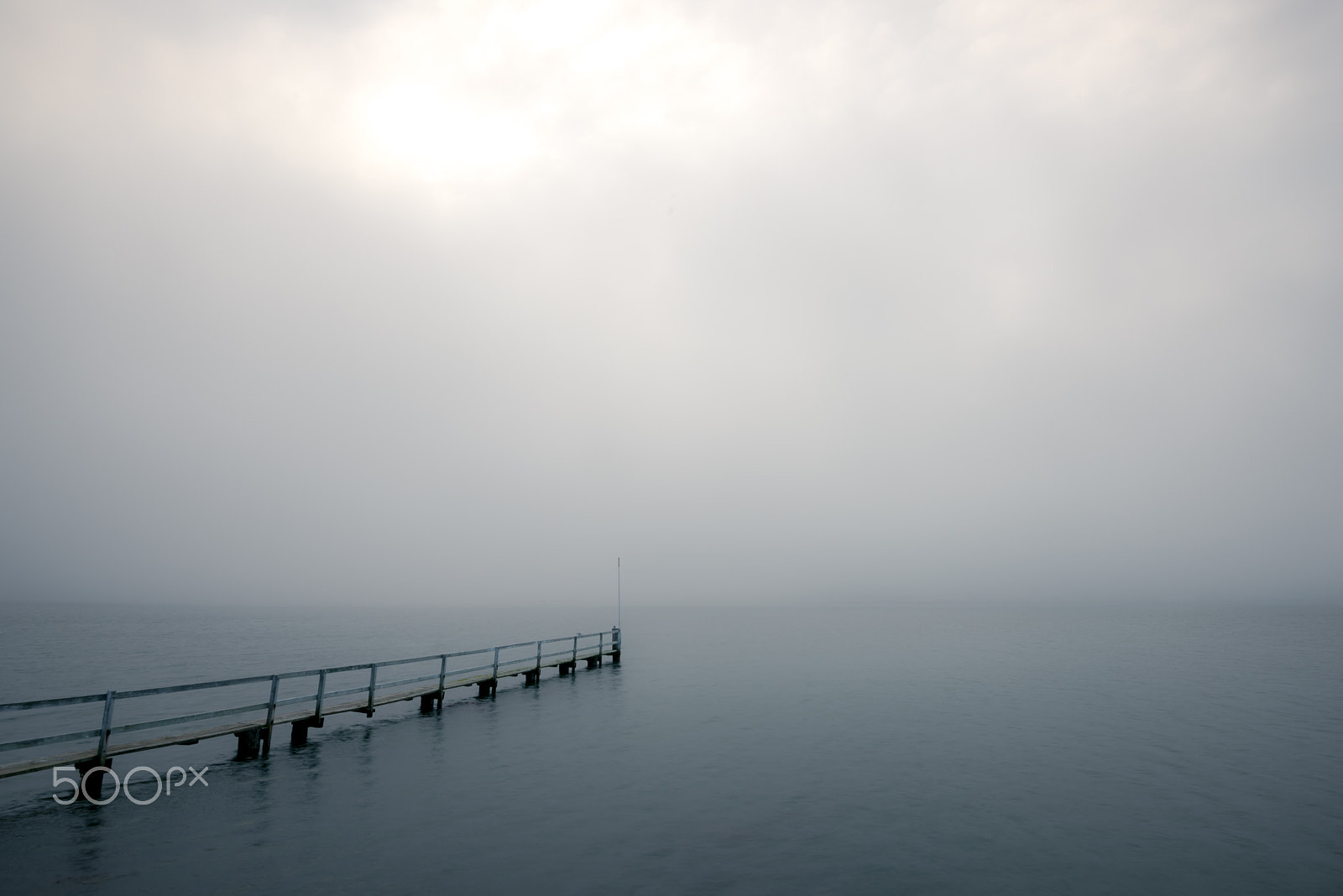Nikon D810 sample photo. Foggy harbour photography