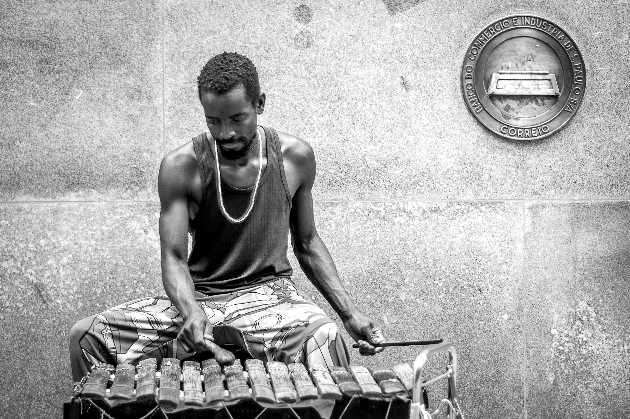 Nikon D5500 sample photo. Musico de rua bizu photography