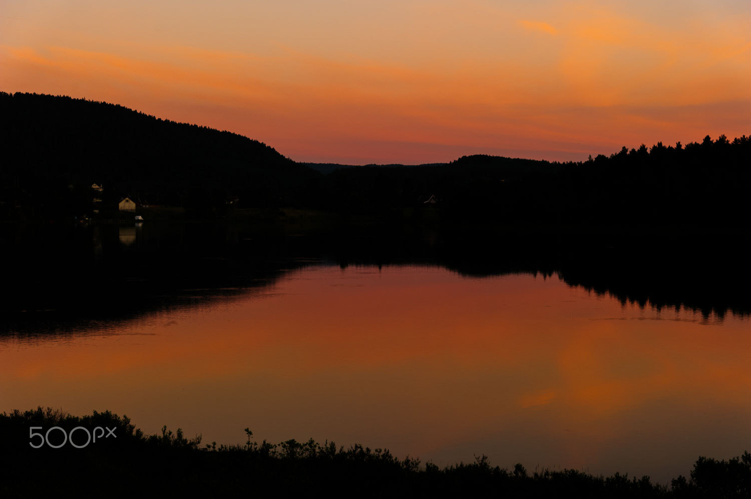 Nikon AF-S Nikkor 24-120mm F4G ED VR sample photo. Norge sunset settesdalen photography