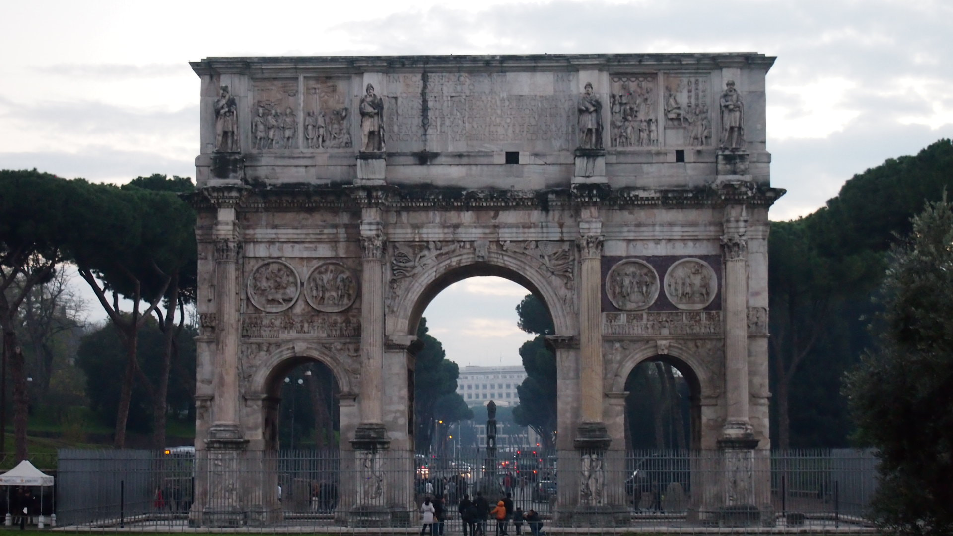 Olympus PEN E-PM1 sample photo. Arco di constantino photography