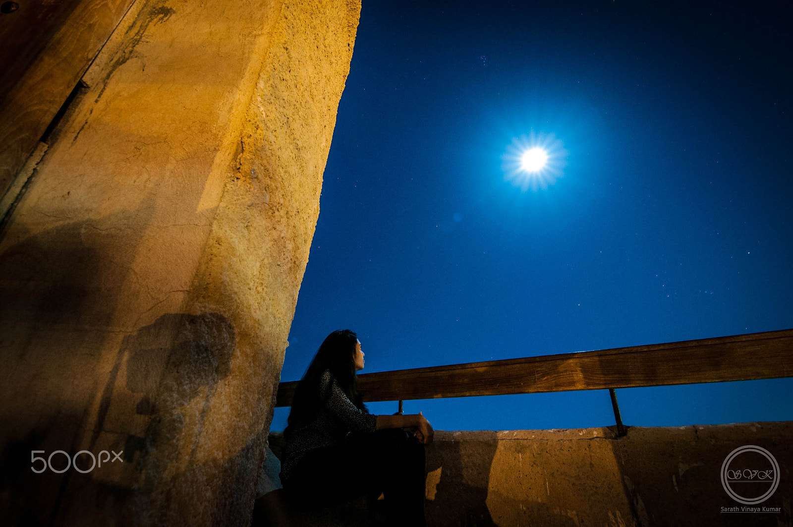 Tokina AT-X 11-20 F2.8 PRO DX (AF 11-20mm f/2.8) sample photo. Moonlight girl photography