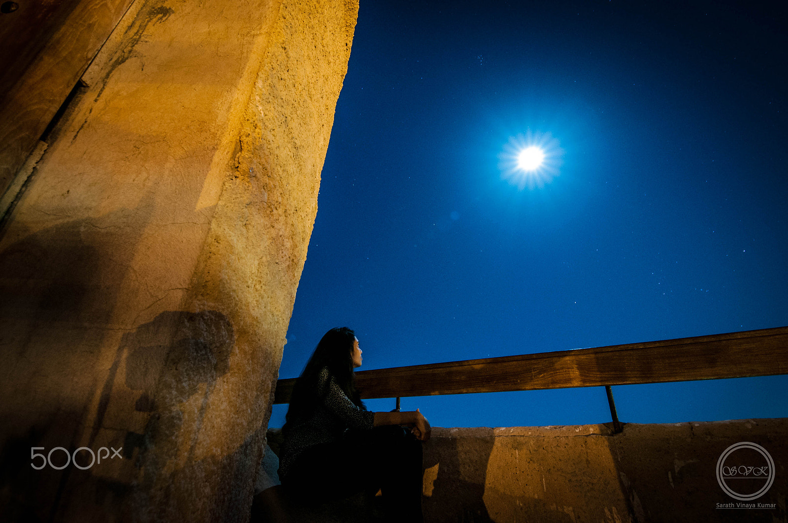 Nikon D90 sample photo. Moonlight girl photography