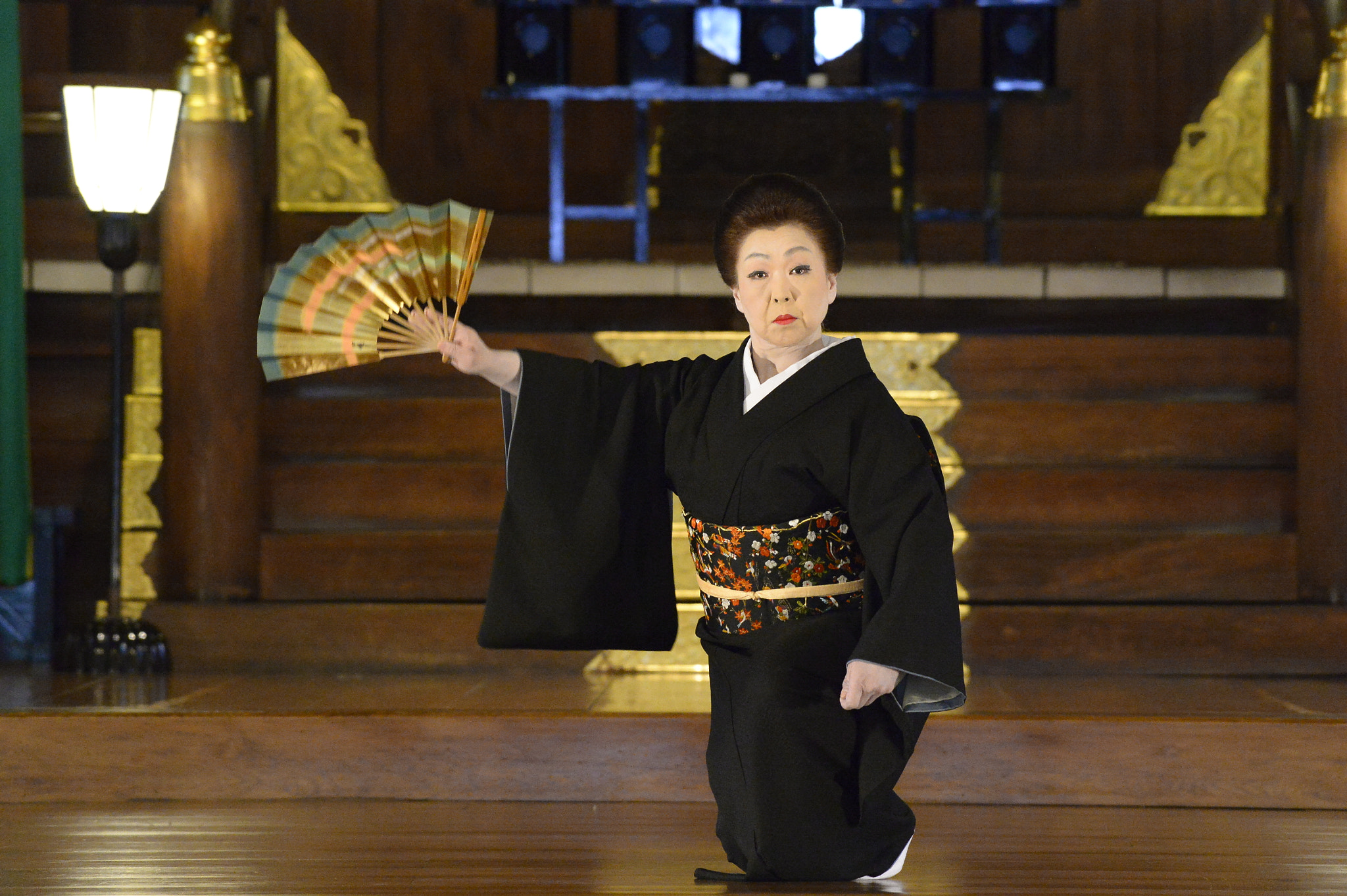 Nikon AF-S Nikkor 200-500mm F5.6E ED VR sample photo. Jiuta mai (traditional japanese dance) photography