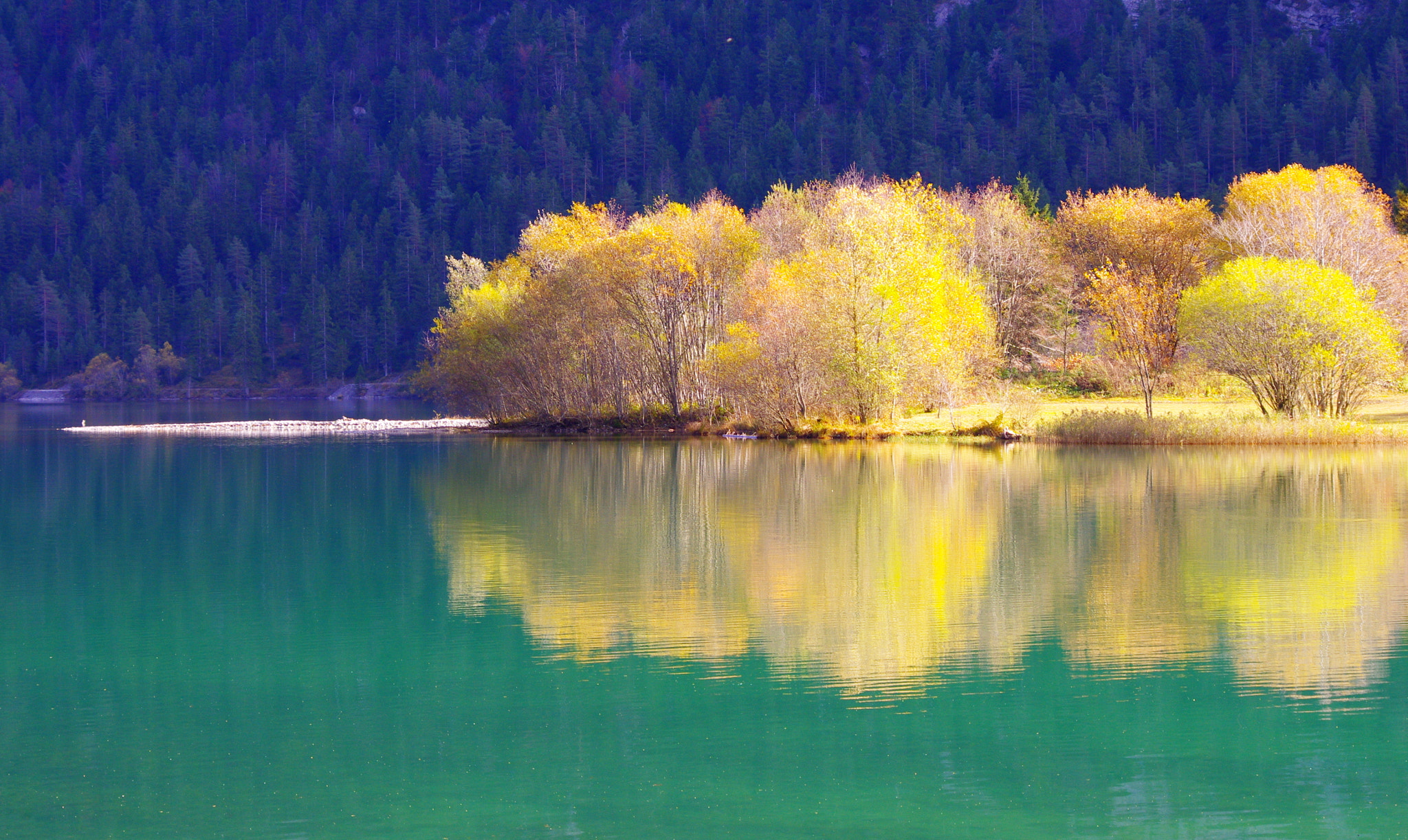 Pentax K-5 sample photo. Colorful lake heiterwang photography