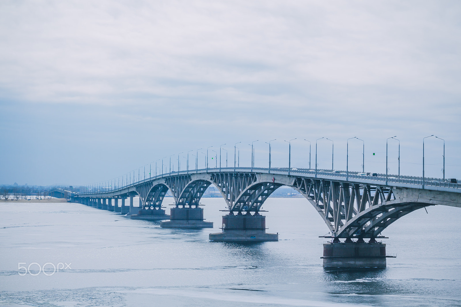 Canon EOS 650D (EOS Rebel T4i / EOS Kiss X6i) + Canon EF 50mm F1.8 STM sample photo. Saratov bridge photography