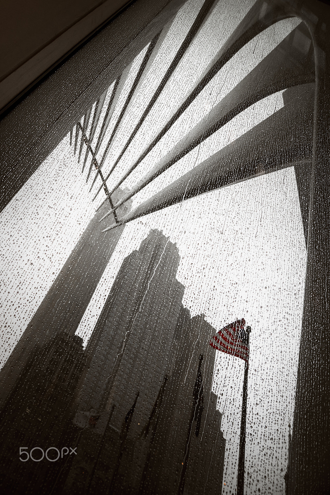 Sony ILCA-77M2 sample photo. Nyc - tears under the flag photography
