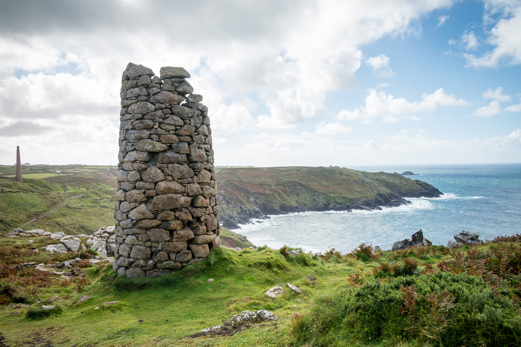 Nikon D600 sample photo. Botallack tin mine ruins, cornwall photography