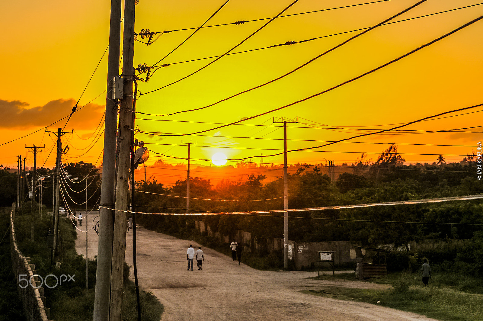 Nikon D300 sample photo. Sunset in africa photography