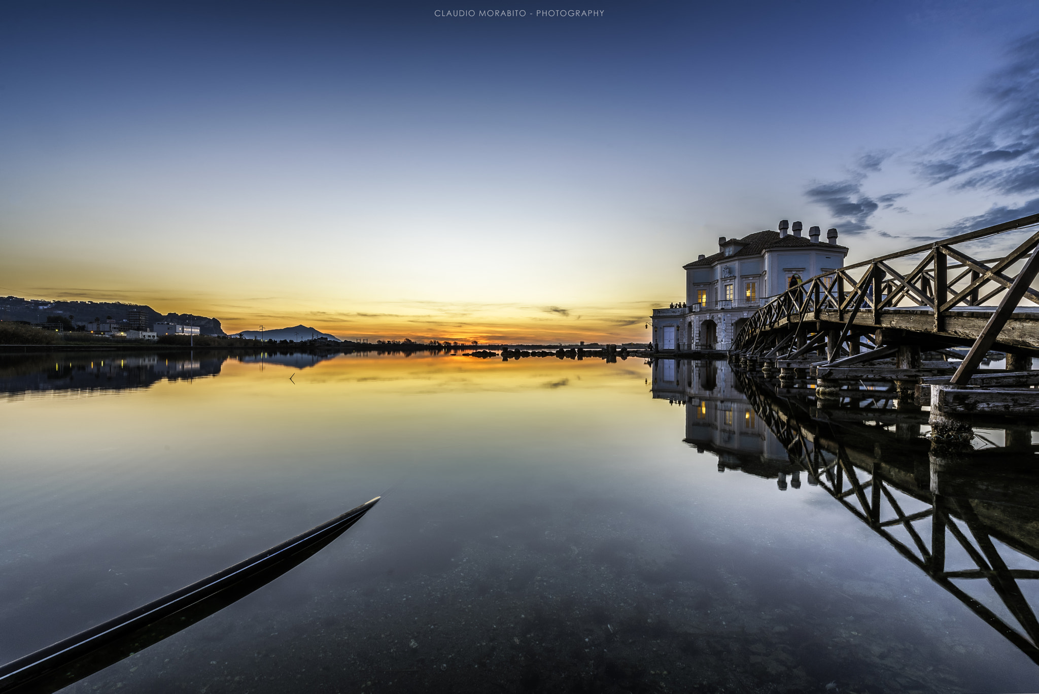 Nikon D750 + Tamron SP 15-30mm F2.8 Di VC USD sample photo. Ancora la casina vanvitelliana - sunset photography