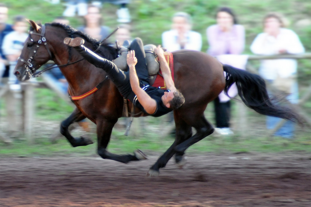 Nikon D300S sample photo. Acrobatics on horseback photography