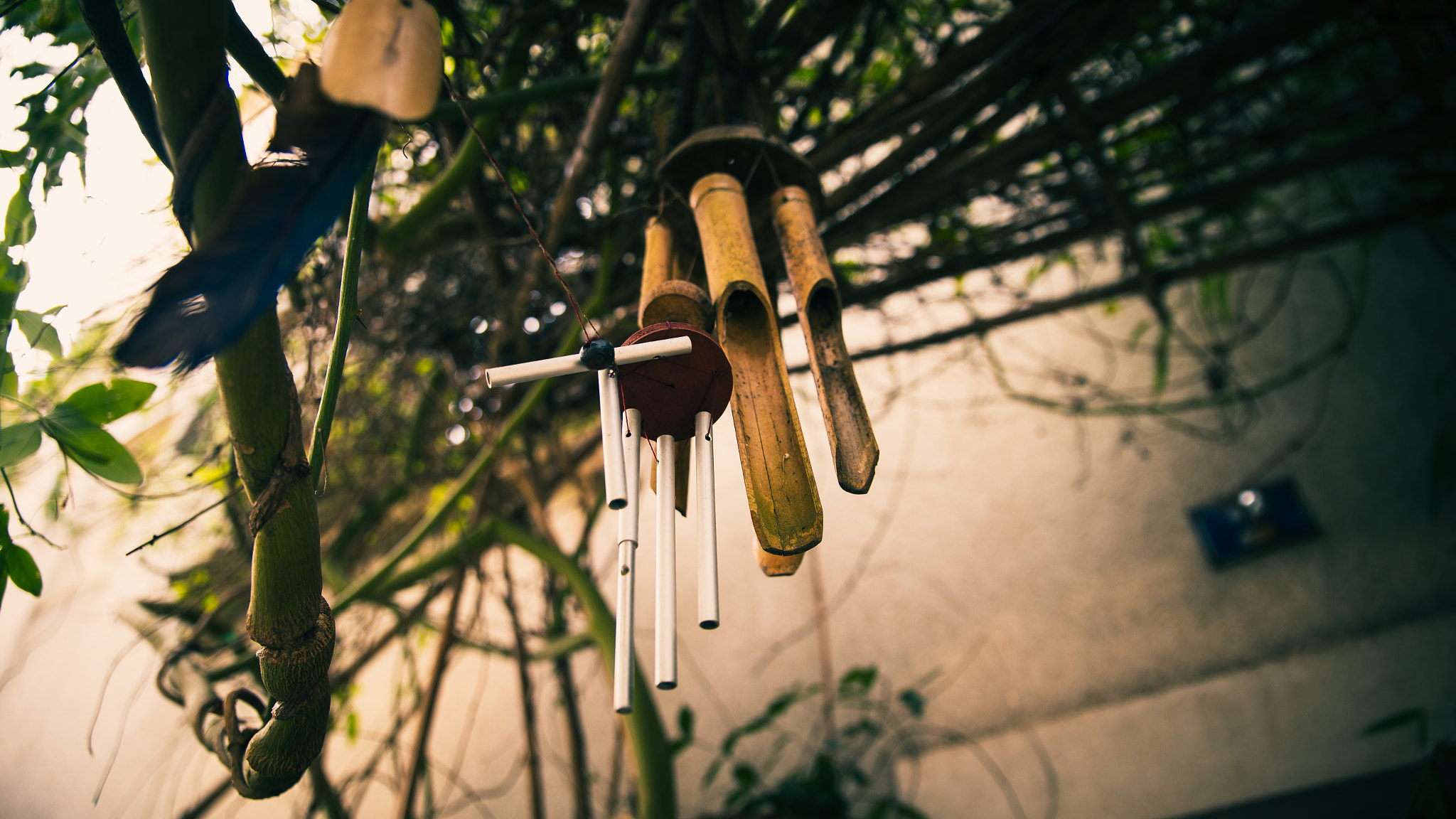 Canon EOS 6D + Sigma 24-70mm F2.8 EX DG Macro sample photo. Wind chime photography