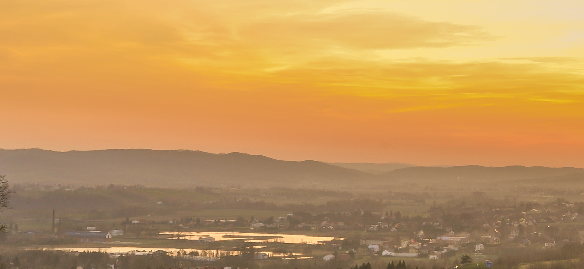 Nikon D700 sample photo. Sunset above strzyżów photography