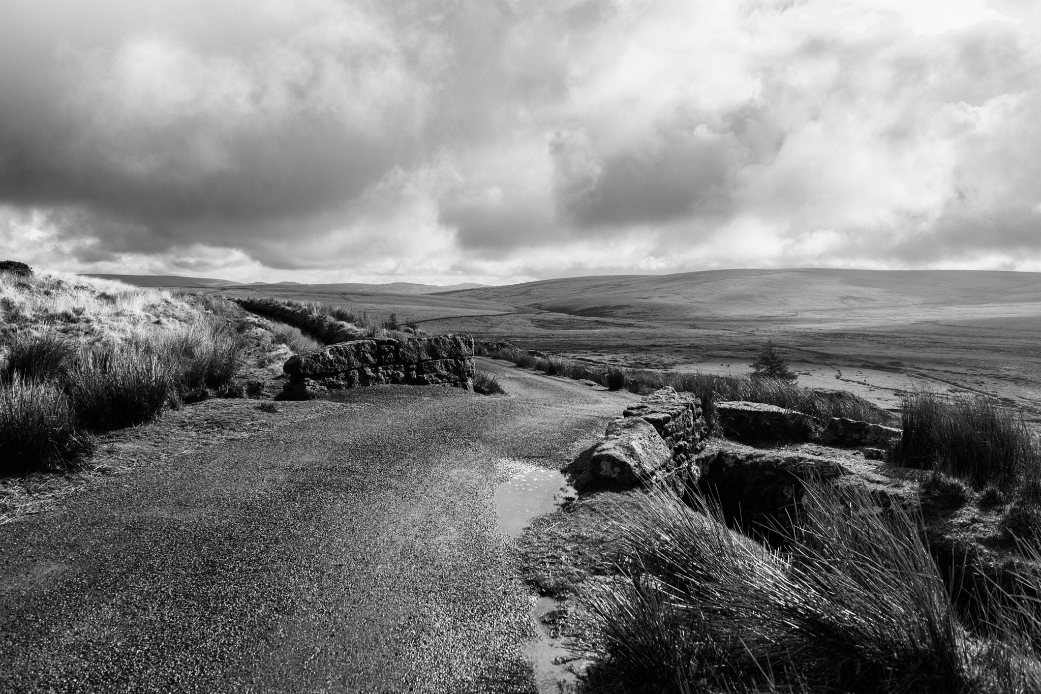 Sony FE 28mm F2 sample photo. Bridge over a leat photography