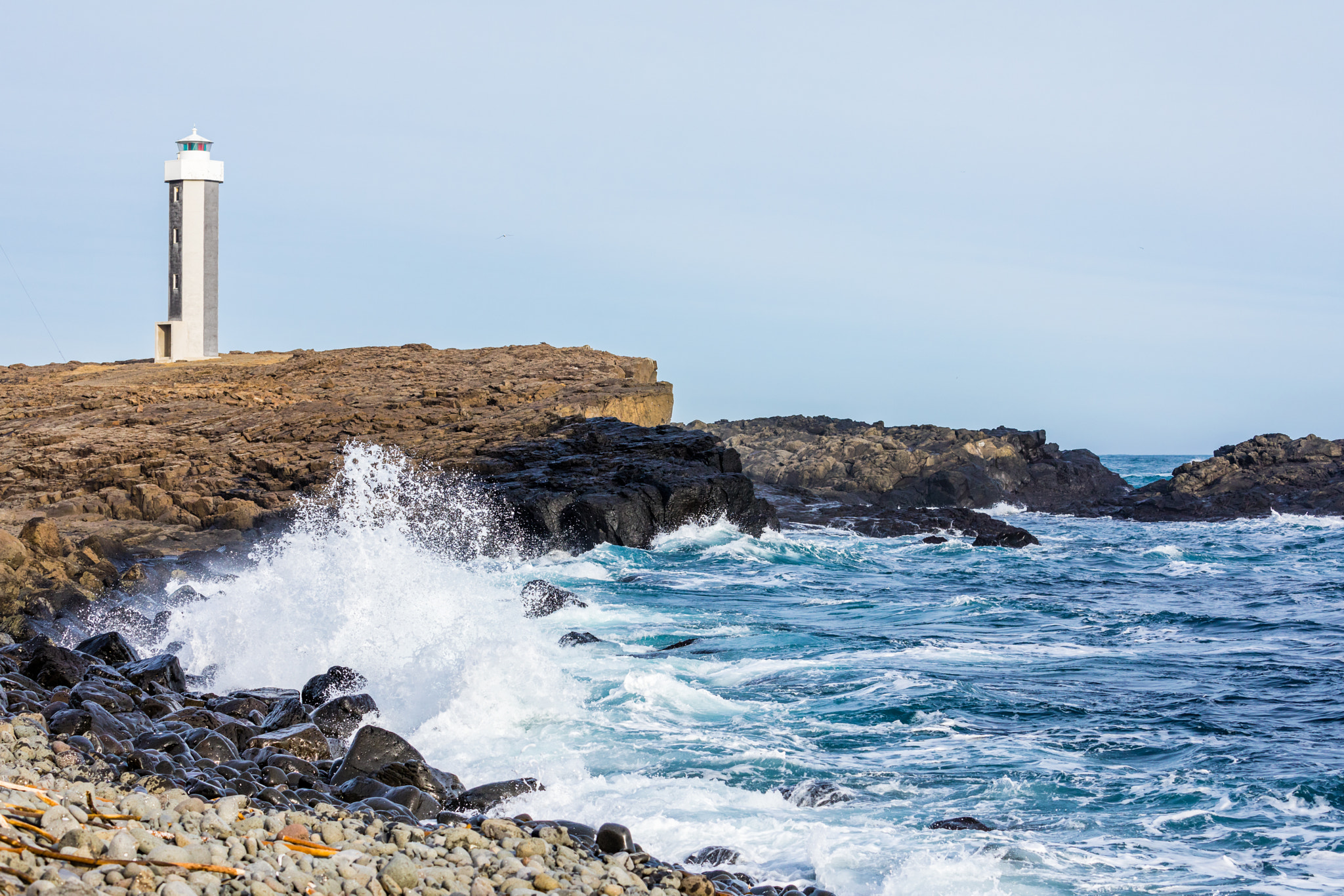 Canon EF 70-300mm F4-5.6L IS USM sample photo. Iceland-streitishvarf-streiti lighthouse photography