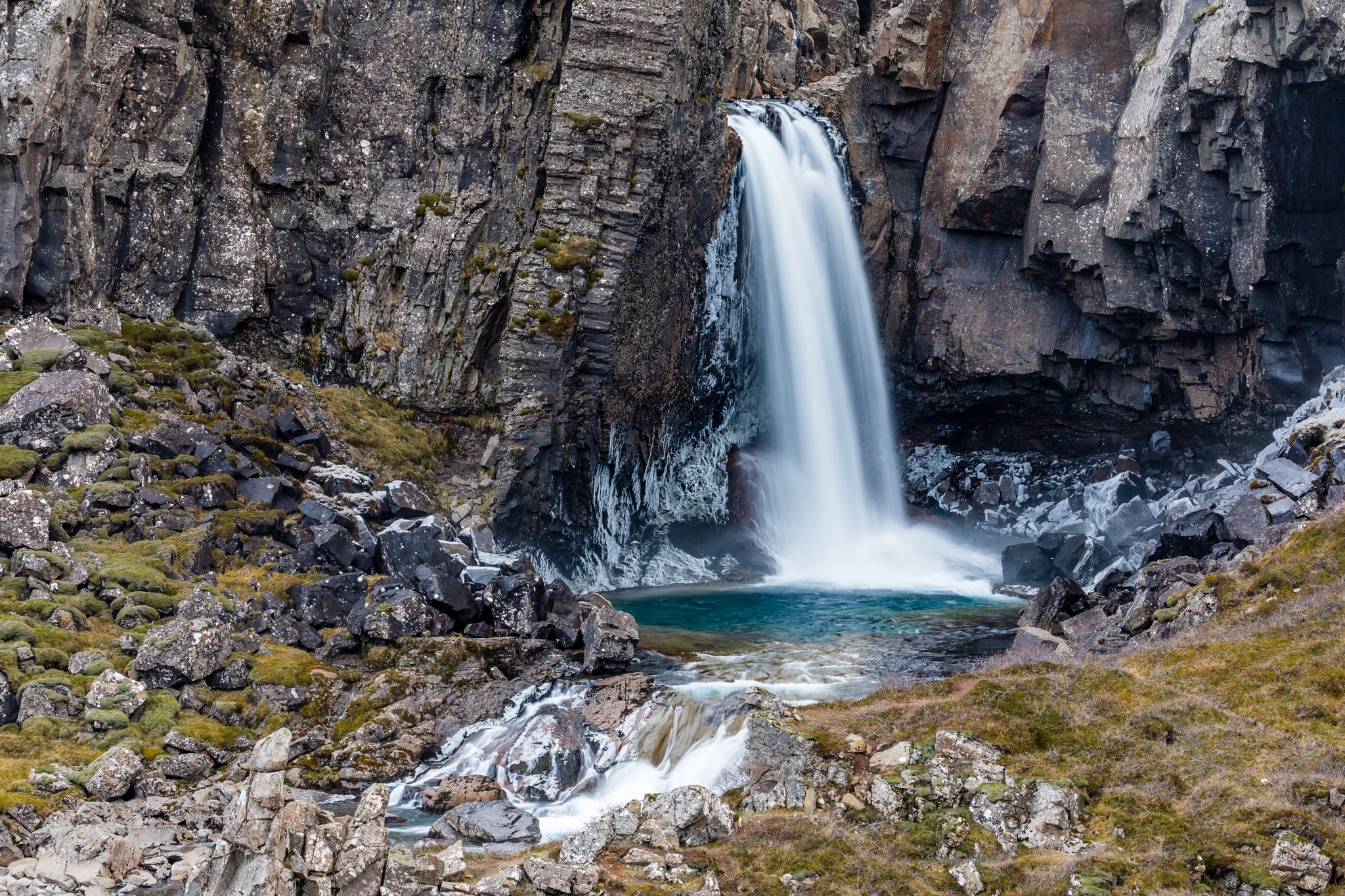 Canon EF 70-300mm F4-5.6L IS USM sample photo. Iceland-berufjörður-folaldafoss photography