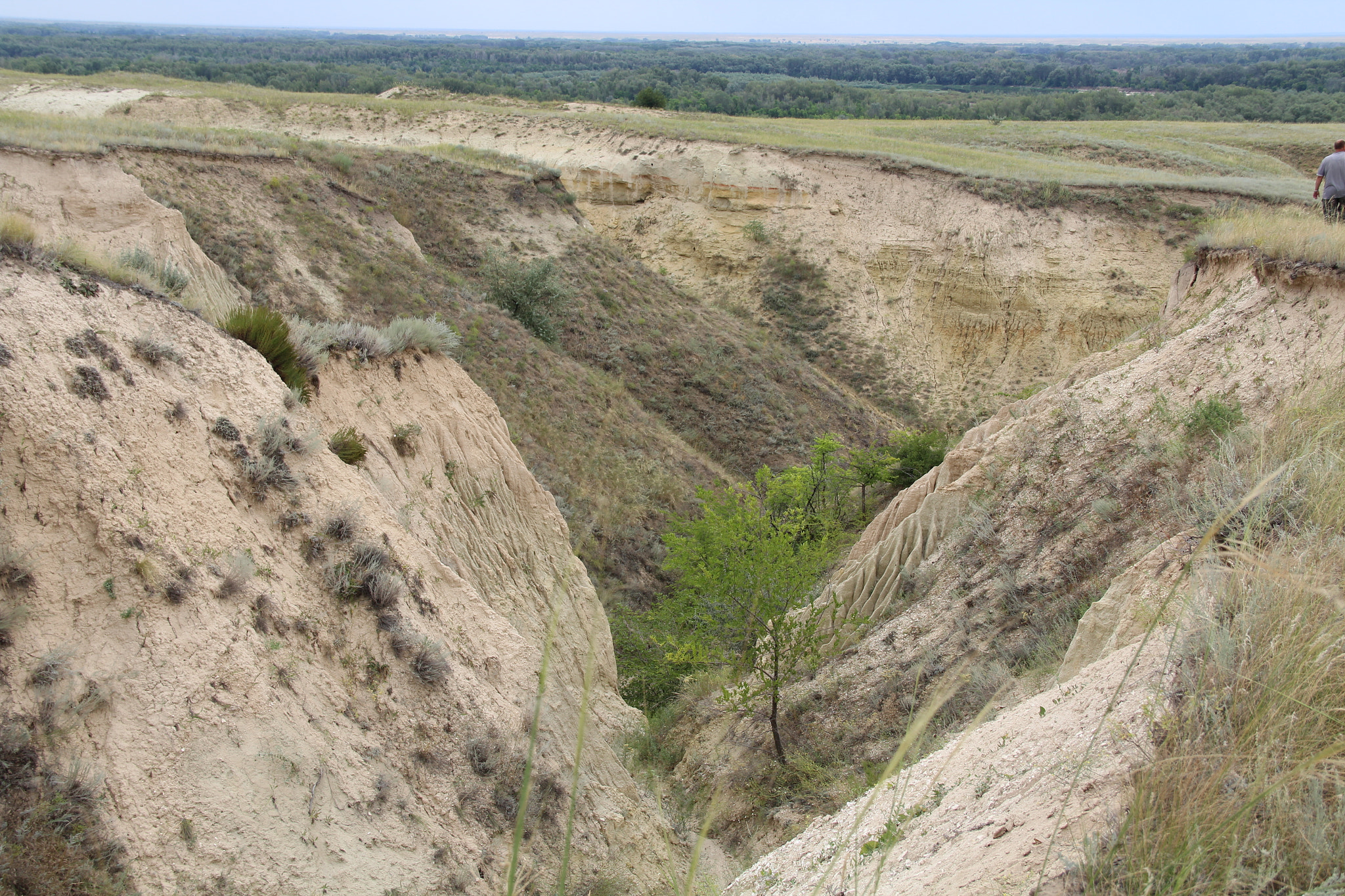 Canon EF-S 18-135mm F3.5-5.6 IS sample photo. Don's river. steppe. ravines. photography