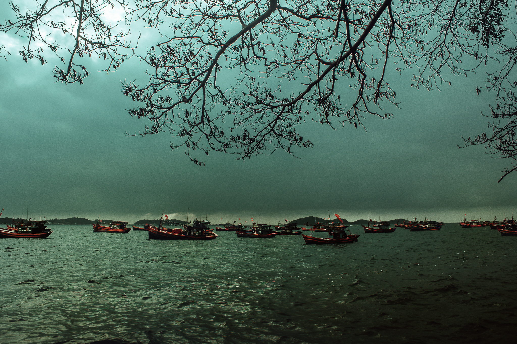Canon EF-S 18-55mm F3.5-5.6 IS sample photo. A storm photography