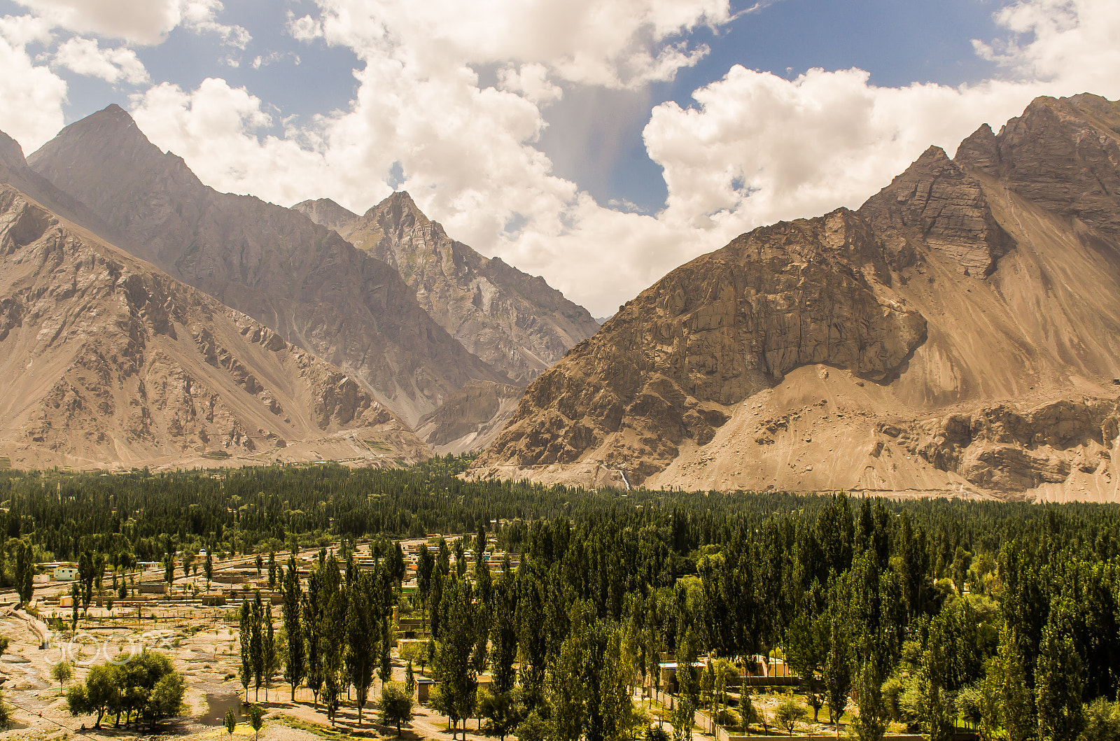 Nikon D7000 sample photo. View of a road from skardu city, gilgit baltistan, pakistan, photography