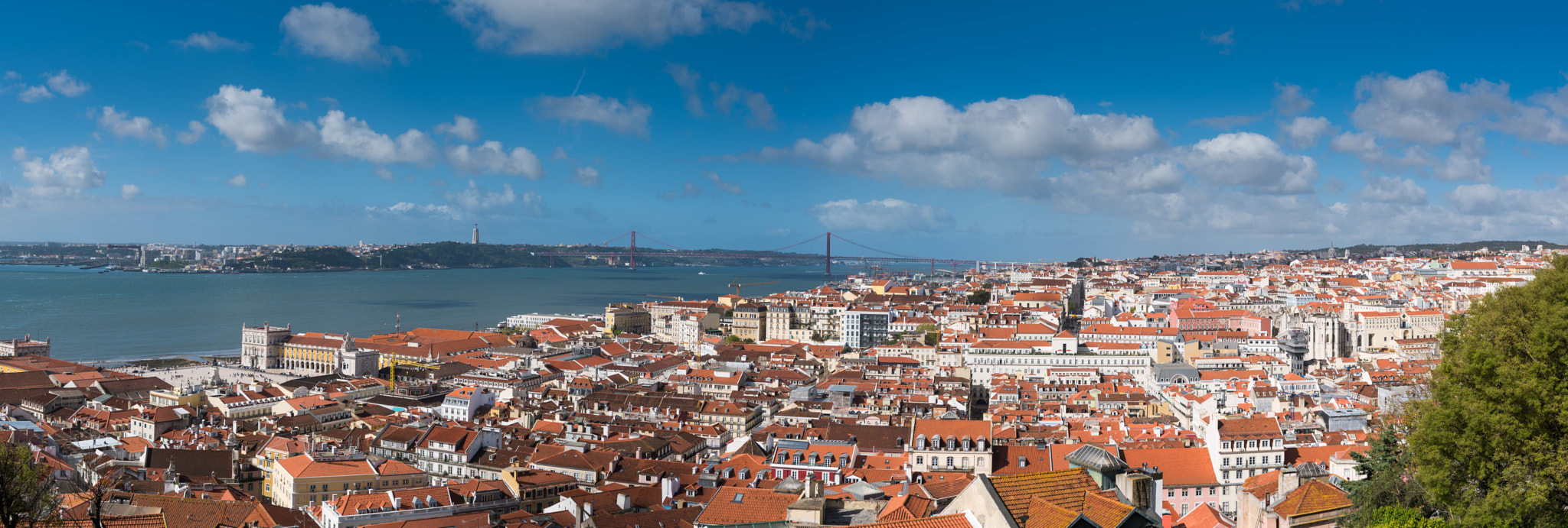 Nikon D750 + Nikon AF-S Nikkor 16-35mm F4G ED VR sample photo. Panoramic lisbon photography