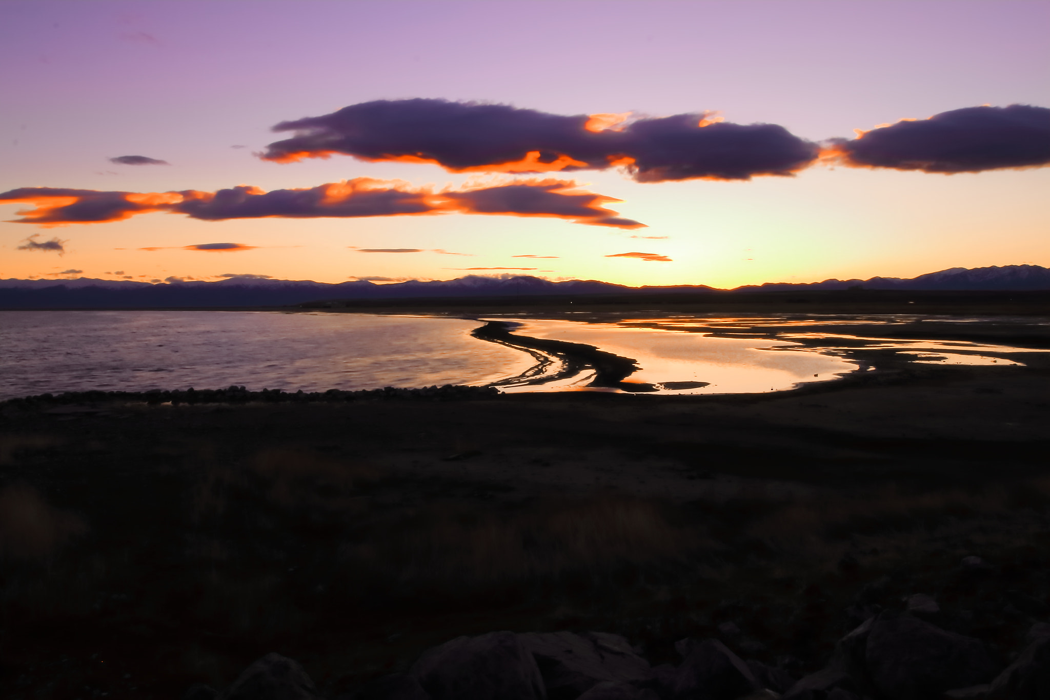 Canon EOS 500D (EOS Rebel T1i / EOS Kiss X3) sample photo. Great salt lake photography