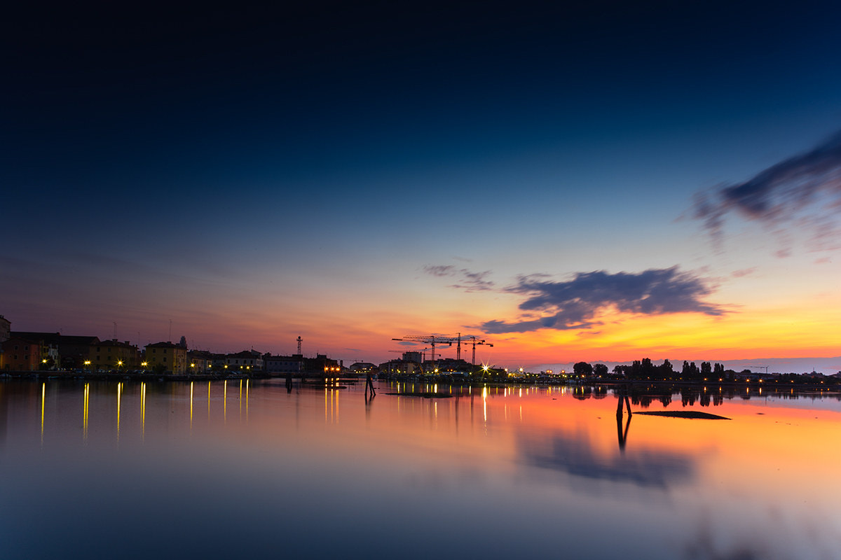 Canon EOS 5D + Canon EF 24-105mm F4L IS USM sample photo. Alba su chioggia photography